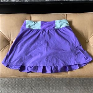 Lululemon Tiffany Blue/Purple Skort 2 Tall